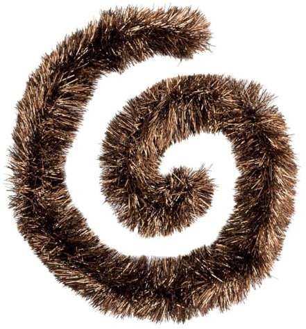 Atmosphera - Weihnachtsgirlande boa feiner Strang Bronze 150x8x2m