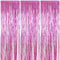 Torytoe Lametta Vorhang Rosa, 3 Stück Metallische Glitzervorhang Fringe 1x2m Folienfransen Vorhang Glitzer Folien Fransen Lametta Vorhänge für Weihnachtsbaum Geburtstage Festivals Party Bühnendekor