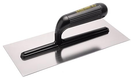 La zappa Truelle lisse américaine avec base et support en acier inoxydable soudé 12 x 28 cm
