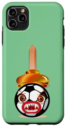 Fußball Installateur Pömpel Saugglocke Klempner Hülle für iPhone 11 Pro Max
