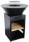 sweeek - Brasero Barbecue Ø81.5cm avec Grille de Cuisson et Espace de Rangement