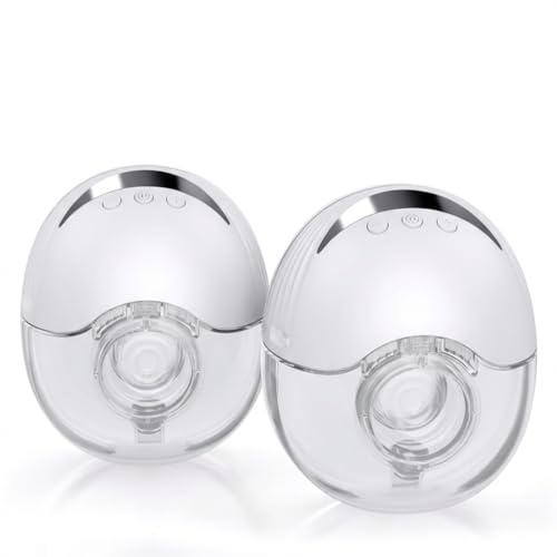 Electric Wearable Breast Pump Hands-Free - 12 Levels & 4 Modes Portable Breastfeeding Pump with LED Display, 210ml BPA-Free, USB Rechargeable Silent Electric Breast Pump for Nursing Mums