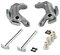 WACOX masselotte variateur Cyclo Compatible avec 103 SP/mvl/Vogue/spx/rcx avec axe et contrepoids (pr)