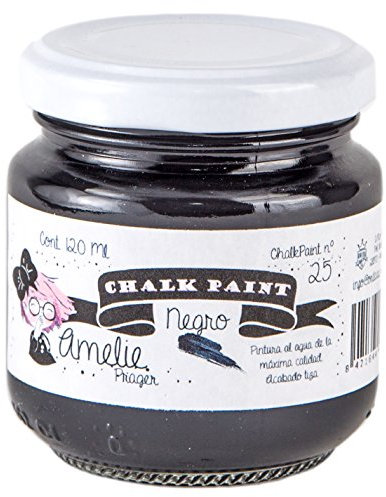 Amelie Prager 120-25 Pintura a la Tiza, Negro, 120 ml