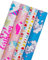 LaRibbons Geburtstagsgeschenk Geschenkpapier Rolle - 76 x 305 cm Jede Rolle - Nette Designs für Urlaub, Party, Baby Shower Geschenkpapier - 6 Rollen