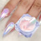 Olografico Nail Glitter Arcobaleno Neon Nail Powder Effetto Nail Art Fiocchi Decorazione Cromo Nail Powder Tip Manicure Rosa Laser Nail Accessori