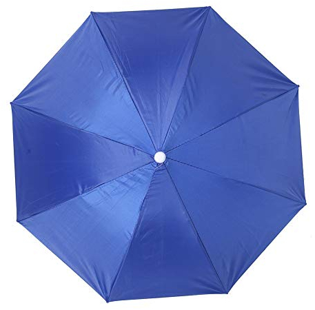 Wifehelper Anti-Kopfregenschirm, Sonnenschutz-Angelschirm, Regenfester Regenschirmhut, 65 cm(#1)