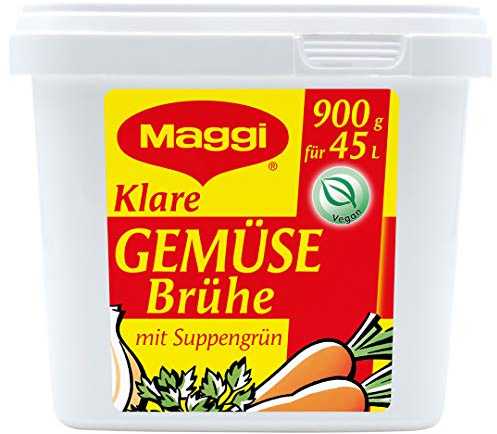 Maggi Klare Gemüsebrühe, vegan, 6er Pack (6 x 900g Gastro Box)