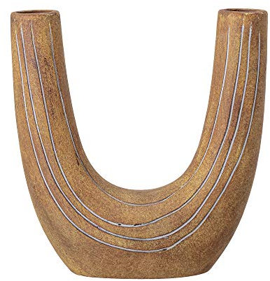 Bloomingville Deko Vase, braun, Terrakotta