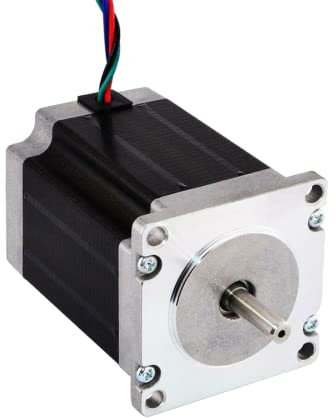 ACT Motor 2 Stück Schrittmotor Nema23 3A 1,9Nm 56,4x56,4x76mm 1,8 Grad 4 Drähte Stepper Motor für 3D Printers, CNC and Robot
