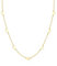 S.J JEWELRY Women Simple Delicate Full Moon 14K Gold Plated/Rose Gold/Silver Plated Layered Pendant Handmade Star Chokers Necklaces, Brass, No Gemstone