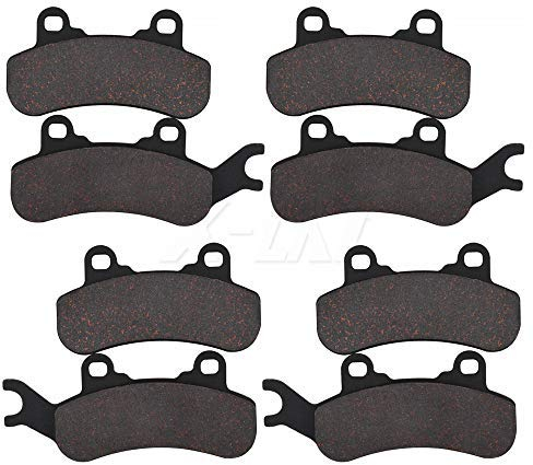 For CAN-AM SIDE X SIDE Maverick X3 Turbo/R 2018, Maverick X3 Max Turbo/R 2018 Motorrad vorne hinten Bremsbeläge Organic Disc