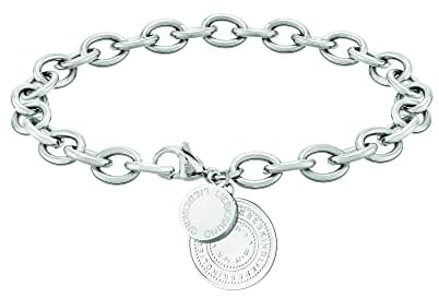 Liebeskind Armband mit Anhänger aus Edelstahl (Silber)