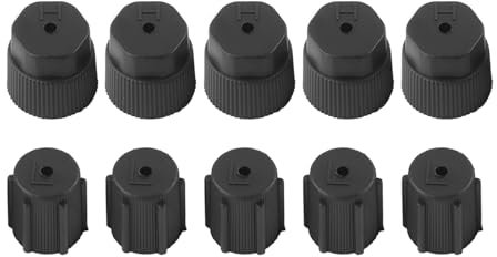 Capuchon de connecteur de AC aqxreight, 10 pcs. Capuchon universel de Service de climatisation de voiture A/C réparation réfrigérant couvercle de Port de