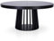 Menzzo - Mesa Ovalada Extensible, Color Negro