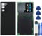 Nota 20 Ultra Back Vetro di Ricambio per Samsung Galaxy Note 20 Ultra 5G N986U Tutti I Trasportatori Custodia Porta Pannello Copertura con Lente Fotocamera Nastro Adesivo (Nero Mistico)