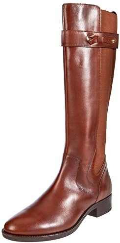 Geox D Felicity, Stivali Alti al Ginocchio, Marrone, 41 EU