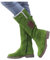 Kobilee Stivali Cowboy Donna Morbidi Curvy Elasticizzati Stivali Alti Pelle Caldo Sexy Western Boots con Tacco Sopra il Ginocchio Vintage Stivaletti Invernali Anfibi Larghi Camoscio