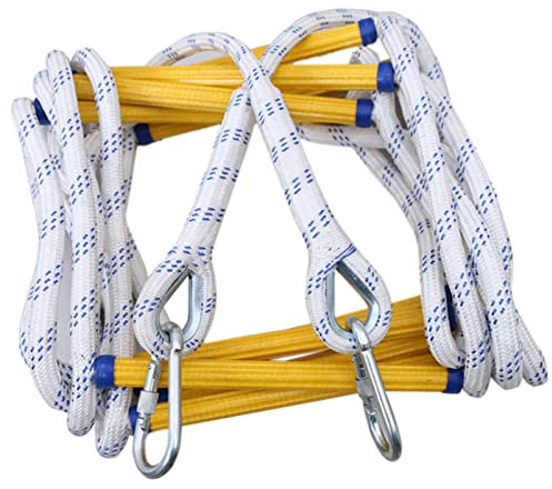 Fire Escape Rope Ladder | Safety Rope Ladder for Window | Portable Emergency Escape Ladder,3m/10ft