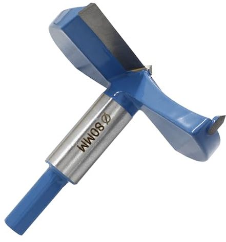 HARSKIYER Broca para madera de 80 mm, broca Forstner de carburo, herramienta de perforación de madera, cortador de agujeros de madera para carpintería (1 unidad)
