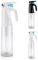 Spray Bottle, 300ml Handheld Spray Bottle for Hair, Continuous Fine Mist For Salon, Gardening, Plants, Air Freshening (Transparent White)