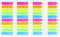 800 Stück Haftstreifen Haftnotizen - 4 Stile Haftmarker Klebezettel Sticky Notes Index Tabs Post its Klein Heftstreifen Pastell Tabs Klebemarkierung Poster Strips - Weiß