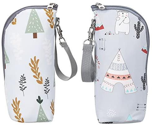 Gedox Insulated Mam Bottle Bag - Waterproof Thermal Feeding Tote for Baby, Oxford Cloth Bottle Storage Bag with Warm Lining
