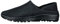 Zuoyue Men's Sandal Sport Mens Slip on Flip Flop Sliders Sandals with Plantar Fasciitis Orthotic Footbed Closed Toe Sandals Men Mens Sandal Double Adjustable Strap Open Toe Slides (A1-Black, 9)