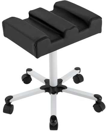Pediküre Hocker, Beinstütze Fußpflege Beinauflage Fußstütze mit Rädern Maniküre Fußstütze Höhenverstell 50-70cm Pediküre Hocker für Salons, SPA, Fußpflegegeschäften