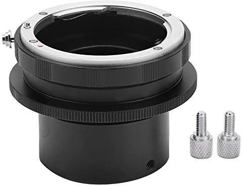 Makroobjektiv-Adapter für Nikon F, Objektivmontage auf 1,25-Zoll-Okular-Teleskop-Kamera-Adapter, Kamera-Makro-Objektiv-Adapterring für Fotografieführung