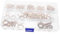CANIGHT Q-Hanger Hook Heavy Duty Garden Wire 90pcs Box Screw Hooks Self-Tapping Cup Hooks for Outdoor Lights Wall Ceiling Hanging Screw-in Hooks
