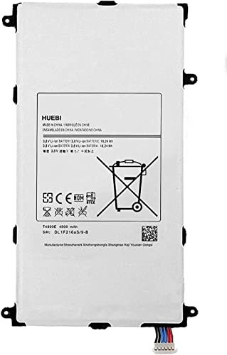 LETRLYK Batería para portátil Samsung Galaxy Tab Pro de 8,4 pulgadas SM-T320 (WiFi), T4800E, T4800K, T4800K, T4800C (3,8 V, 4800 mAh)