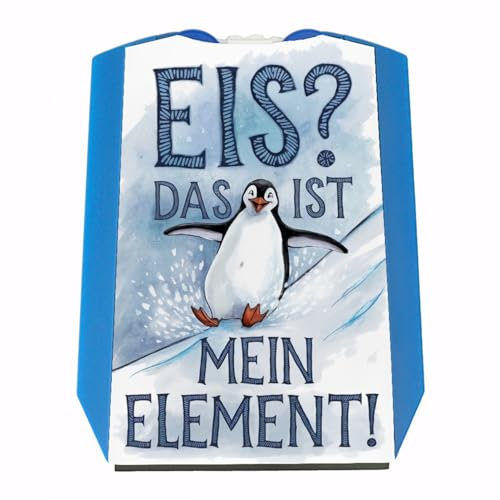 Niedlicher Pinguin EIS ist Mein Element Parkscheibe Lustiger Eiskratzer für das Auto - ideales Winterzubehör