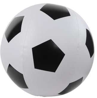 Ballon de Plage Gonflable Ballon de Piscine Gonflable en Forme de Football Flotteur de Plage en PVC pour Piscine Les Vacances Fête,Diamètre 60cm,80cm