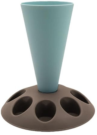 Nicear Piping Bag Stand Pastry Bag Support Stand Plastic Pastry Bag Stand For Cake Decorating Kit Piping Bag Filling Stand With Cake Nozzles Holder Baking Accessories