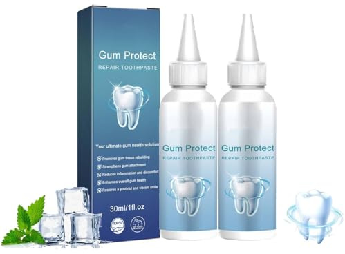 Mullein Gum Repair Gel, Mullein Gum Protect Repair Gel, Zahnfleisch Therapie Gels, Reparatur Von Zahnfleischrezessionen, Frischer Atem, Tiefenreinigung Des Zahnfleischs, Protect Gums and Oral Care (2)