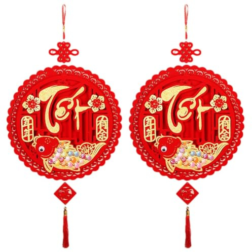 Correa Lunar New Year Decorations Vietnamese Traditional Ornaments Wedding Supplies Holiday Wall Decorations Wedding Pendants A