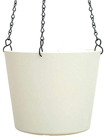 Kunststoff Ampel Flori 24 Weiss Ø 24.0cm Höhe 22.0cm