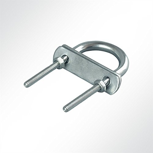 LYSEL Augbügel, Bügel, Rundstahlbügel, U-Schelle M6 x 90mm