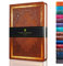VICTORIA'S JOURNALS Leatherette Vintage Journal Hard Cover Lined Notebook Old Looking Travel Diary, A5 Size 5.7'' x 8.1''