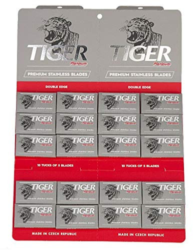 100 Tiger Platinum Rasierklingen