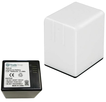 Trade-Shop Hochwertiger Li-Ion Akku für Netgear Arlo Go Sicherheits-Kamera - ersetzt: A-2 Akkutypen - 3000mAh 7,2V Ersatz Akku