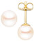 Jobo Damen-Ohrstecker aus 14 Karat 585 Gold mit Perlen 6 mm