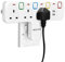 Mscien Plug Extension with USB,Wall Socket 3 Way Plug Adaptor with Individual Switches,Turn 1 into 5,Power Extension Adapter without Cable