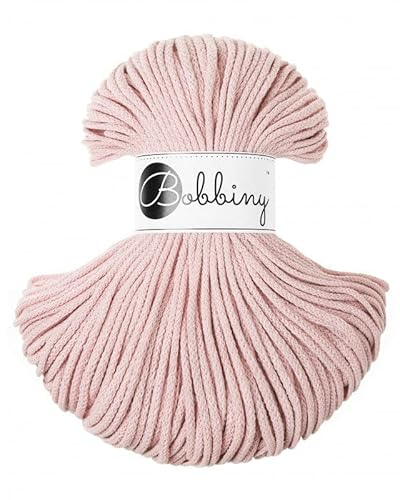 Bobbiny Junior Öko-Tex Kordel 3mm (Pastel Pink)