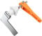 Fantasyon Toilet Handle Replacement Chrome Plated Replacement Metal Handle for Toilet WC Cistern Flush Lever