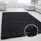Miovani Hochflor Teppich 300x400 cm Anthrazit - Besonders weicher Shaggy Teppich in vielen Farben & Größen für Dein gemütliches Zuhause - Teppich Wohnzimmer & Schlafzimmer