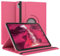 EAZY CASE - Tablet Hülle für iPad 10. Generation 2022 Schutzhülle 10.9 Zoll Smart Cover Tablet Case Rotationcase zum Aufstellen Klapphülle 360° drehbar mit Standfunktion Tasche Kunstleder Pink