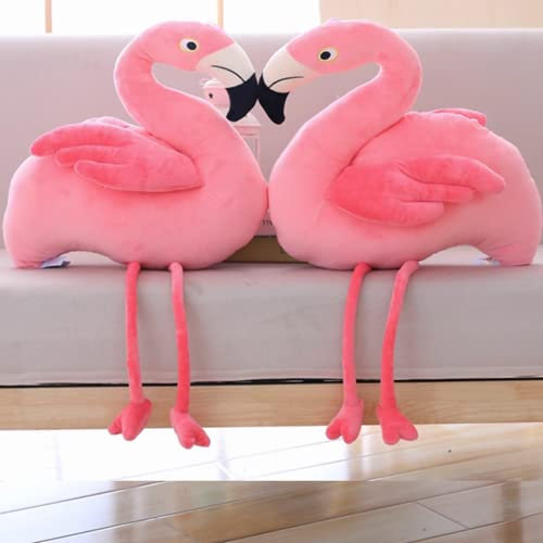Ermano Peluche 40Cm 2Pcs Peluche Simulazione Animale Rosa Fenicottero Peluche Giocattolo San Valentino Regalo Coppia Regalo Soggiorno Camera Da Letto Decorazione