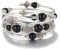 Bulinlin Silber Wickelarmband mit Naturstein Perlen Boho Mehrschichtiges Damen Armbänder Geburtstags Modegeschenk für Frauen (Schwarz)